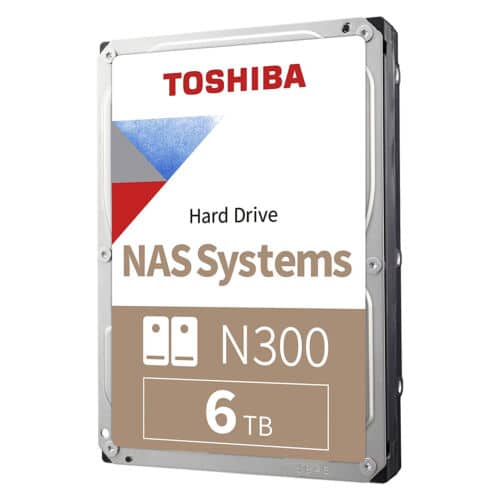 6TB 3.5" N300 Desktop NAS HDD 7200RPM